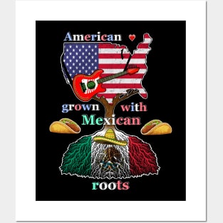 American grown with Mexican roots Posters and Art